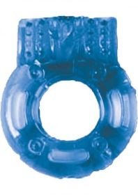 Macho Vibrating C-ring - Blue