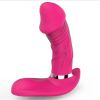 Wearable Panty Vibrator Sex Toys, G Spot Dildo Vibrator with 9 Vibration Modes