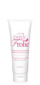 Pink Frolic Water Based Gel Lubricant for Women 3.3oz Tube (SKU: EPXFT33)